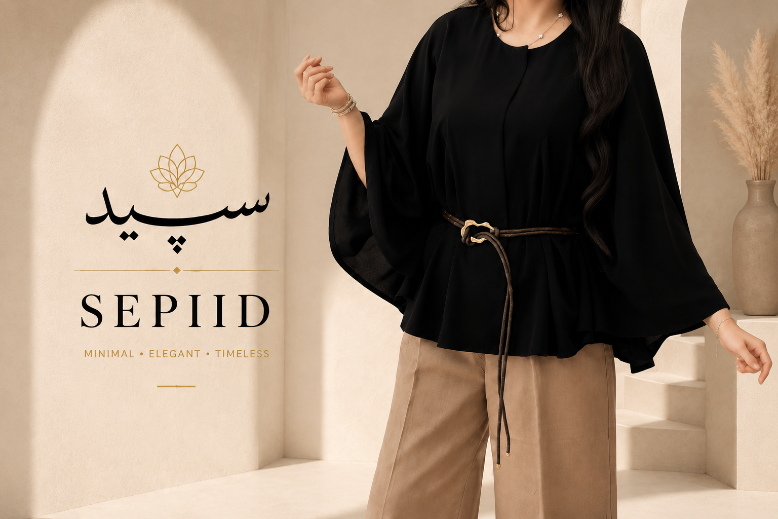وست زنانه مدل ستاره از سپید