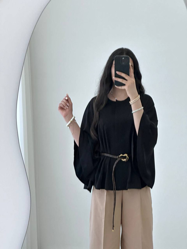 پانچو زنانه سپید کد 235